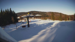 Horní část sjezdovky Skiareálu Ramzová