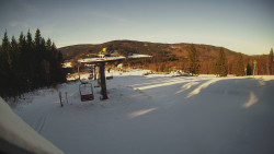 Horní část sjezdovky Skiareálu Ramzová