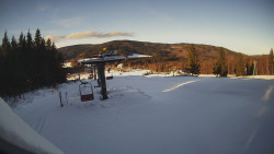 Horní část sjezdovky Skiareálu Ramzová