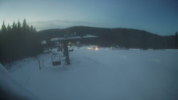 Horní část sjezdovky Skiareálu Ramzová