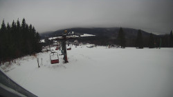 Horní část sjezdovky Skiareálu Ramzová