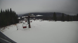 Horní část sjezdovky Skiareálu Ramzová