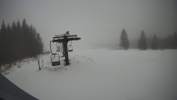 Horní část sjezdovky Skiareálu Ramzová