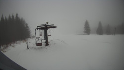 Horní část sjezdovky Skiareálu Ramzová