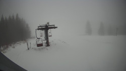 Horní část sjezdovky Skiareálu Ramzová