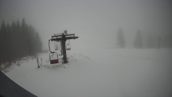 Horní část sjezdovky Skiareálu Ramzová