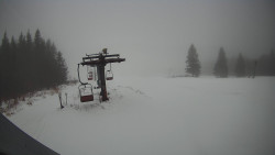 Horní část sjezdovky Skiareálu Ramzová