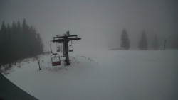 Horní část sjezdovky Skiareálu Ramzová