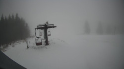 Horní část sjezdovky Skiareálu Ramzová