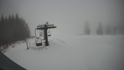 Horní část sjezdovky Skiareálu Ramzová