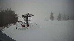 Horní část sjezdovky Skiareálu Ramzová