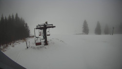 Horní část sjezdovky Skiareálu Ramzová