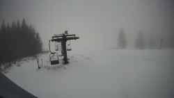 Horní část sjezdovky Skiareálu Ramzová