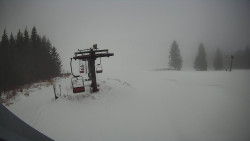 Horní část sjezdovky Skiareálu Ramzová