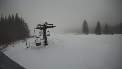 Horní část sjezdovky Skiareálu Ramzová