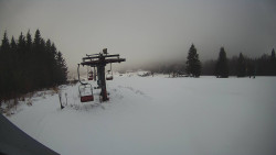 Horní část sjezdovky Skiareálu Ramzová