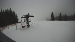 Horní část sjezdovky Skiareálu Ramzová