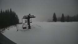 Horní část sjezdovky Skiareálu Ramzová