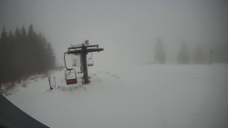 Horní část sjezdovky Skiareálu Ramzová