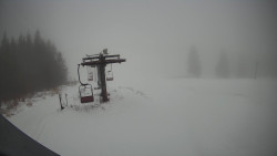 Horní část sjezdovky Skiareálu Ramzová