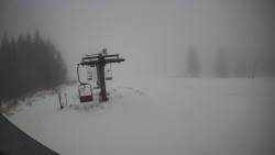 Horní část sjezdovky Skiareálu Ramzová