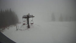 Horní část sjezdovky Skiareálu Ramzová