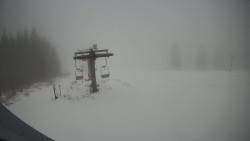 Horní část sjezdovky Skiareálu Ramzová