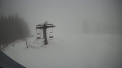 Horní část sjezdovky Skiareálu Ramzová