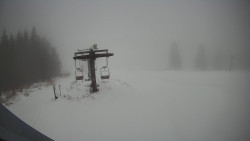 Horní část sjezdovky Skiareálu Ramzová