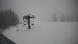 Horní část sjezdovky Skiareálu Ramzová