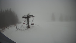 Horní část sjezdovky Skiareálu Ramzová