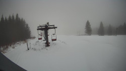 Horní část sjezdovky Skiareálu Ramzová