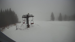 Horní část sjezdovky Skiareálu Ramzová