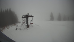 Horní část sjezdovky Skiareálu Ramzová