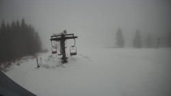 Horní část sjezdovky Skiareálu Ramzová