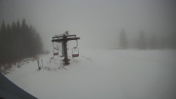 Horní část sjezdovky Skiareálu Ramzová