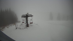 Horní část sjezdovky Skiareálu Ramzová