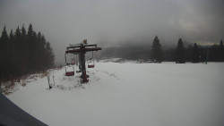 Horní část sjezdovky Skiareálu Ramzová