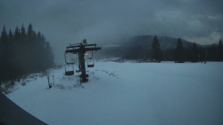 Horní část sjezdovky Skiareálu Ramzová