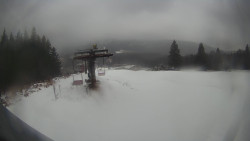 Horní část sjezdovky Skiareálu Ramzová