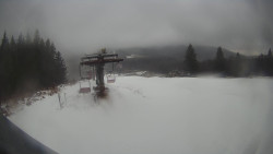 Horní část sjezdovky Skiareálu Ramzová