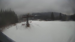 Horní část sjezdovky Skiareálu Ramzová