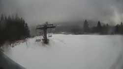 Horní část sjezdovky Skiareálu Ramzová