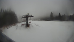 Horní část sjezdovky Skiareálu Ramzová