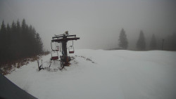 Horní část sjezdovky Skiareálu Ramzová