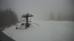 Horní část sjezdovky Skiareálu Ramzová