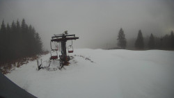 Horní část sjezdovky Skiareálu Ramzová