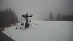 Horní část sjezdovky Skiareálu Ramzová