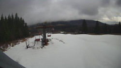 Horní část sjezdovky Skiareálu Ramzová