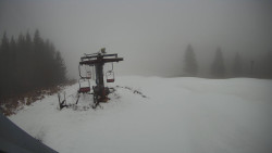 Horní část sjezdovky Skiareálu Ramzová